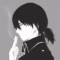  黑色qq头像男生男生动漫可爱的黑色qq头像
