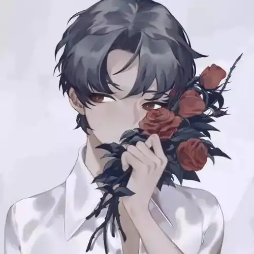  动漫男头暖不静止状态