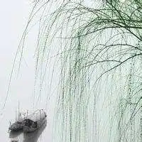 微信头像风景山水绿色