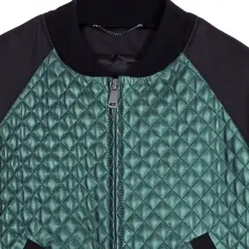  maxco.2014春夏系列绿色拼接短外套