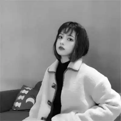  优质女头高清黑白社会高冷范女生头像全集