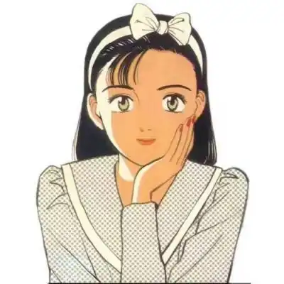  复古动漫女头像粉色复古风图片女生头像