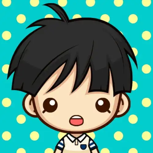 男生小孩呆萌漫画头像