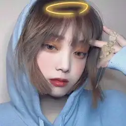 女蠢萌头像真人可爱