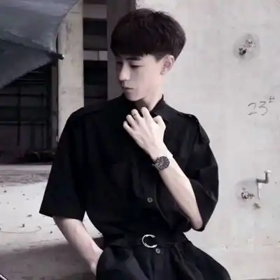 超拽真人男头像,充满野性倒也干净的男生
