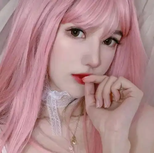 粉色系女头像妆容