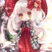  谁有一些樱花为背景的动漫少女的图片
