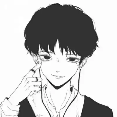  优质动漫男头,微丧