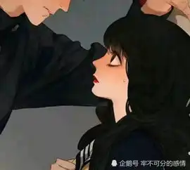 情侣黑色系头像双人看上