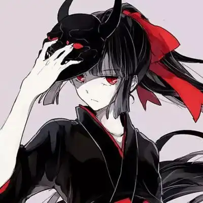  阎魔爱头像高清地狱少女阎魔爱恐怖头像