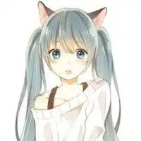  猫耳朵女生动漫头像4人微信头像图片大全