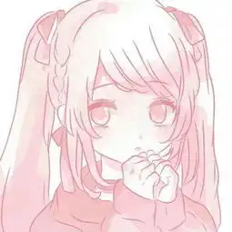 粉色系女头像情侣头像