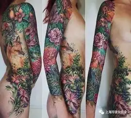 欧美花臂来一条