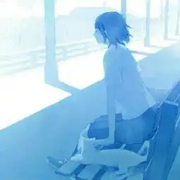  蓝色系小清新花与梦旅人二次元情侣头像堆糖,美好生活研究所