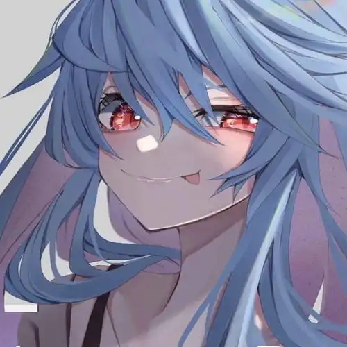 蓝色系男生头像动漫女头