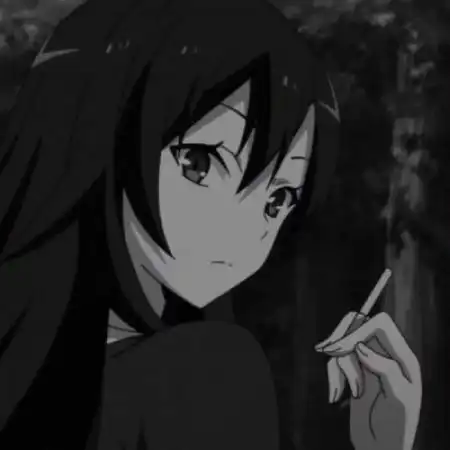 黑色动漫头像女霸气