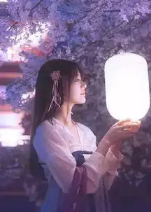 甜美系女头像侧脸汉服