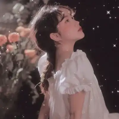 女生头像仙气粉色系衬衫