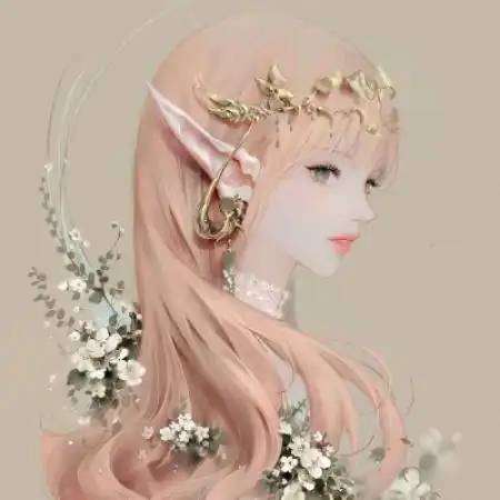 二次元头像萌系女画师