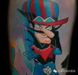  卡通的纹身世界