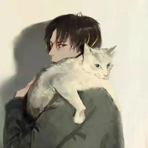 养猫头像男动漫