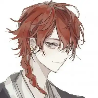 蓝色系男生头像动漫卡通