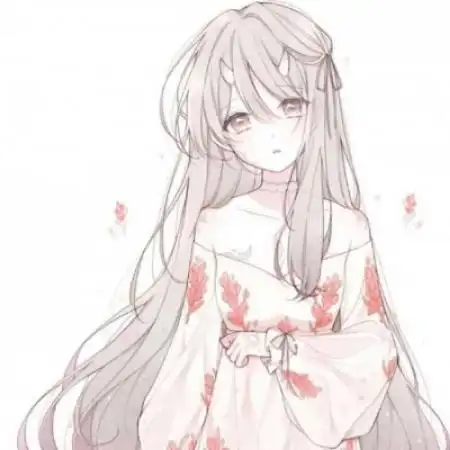 清新治愈系头像动漫女枫