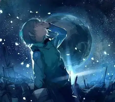 动漫头像星空系男生