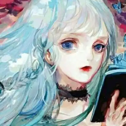  动漫女生血瞳邪魅头像红眼睛动漫女生头像