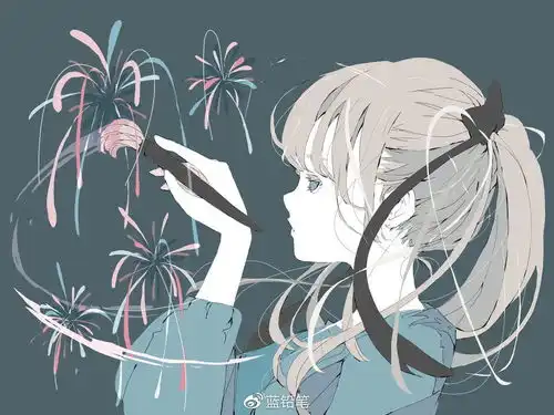 白色治愈系壁纸头像女鳞