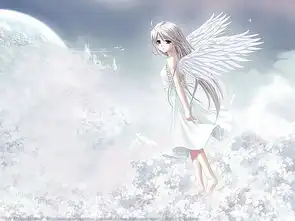 白色治愈系壁纸头像女画