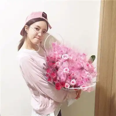  粉色系女生头像可爱小仙女2018我很想私奔但是只有我一个人