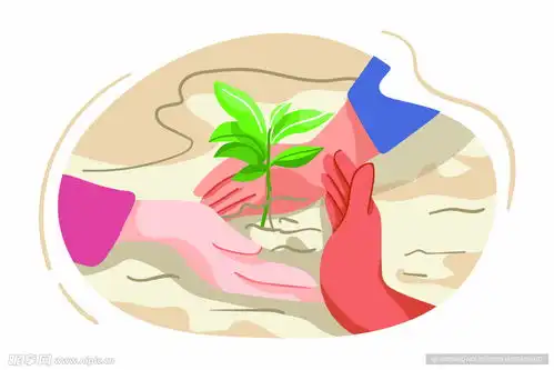  ai矢量植树节背景设计图