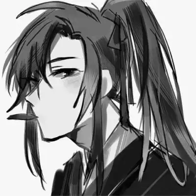  古风系男头图源ks