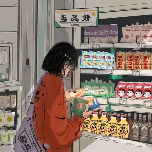 便利店闺蜜情侣头像