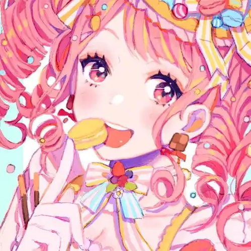  超可爱的元气少女系列板绘插画,透着青春的味道