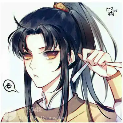  魔道祖师情侣头像一左一右魔道祖师cp头像高清图片分开
