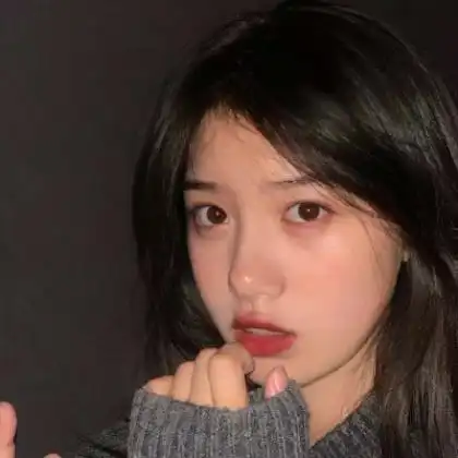 头像女丧系侧脸
