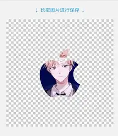 微信透明无边框头像