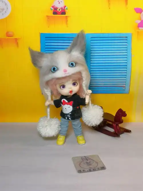  ob11头围萌系动物帽子