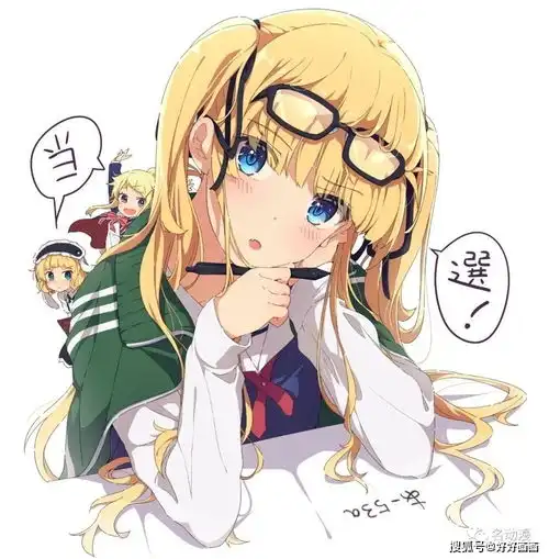  萌系清新美少女插画作品欣赏