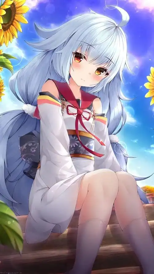  手机壁纸二次元竖屏壁纸第30期清新治愈系少女byb站盐泽2021年9月5日