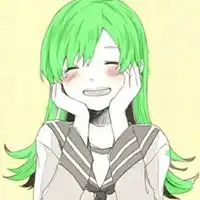  动漫古风少女绿色头像图片唯美壁纸
