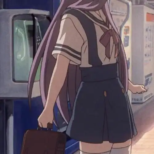  看了有点丧的文案动漫女头