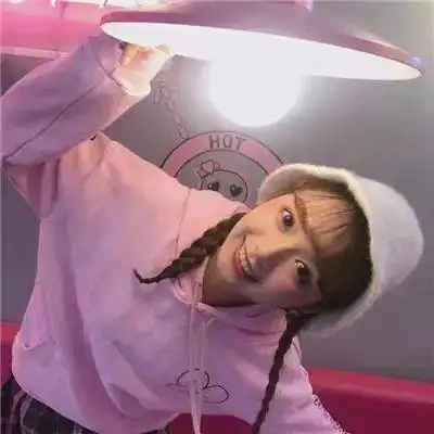  微信头像玫粉色系列头像女生最新高清图片