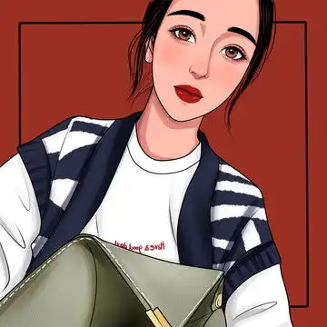  正骨推拿头像黑白线稿