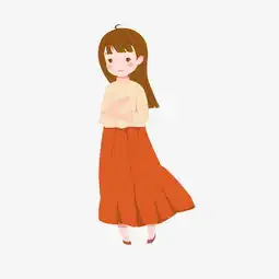  手绘日系清新美女插画图片素材其他格式下载动漫人物大全