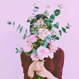 头像女花系图片真人可爱