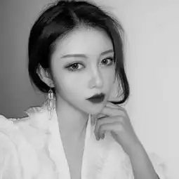  霸气女头像超拽黑白精选社会头像女