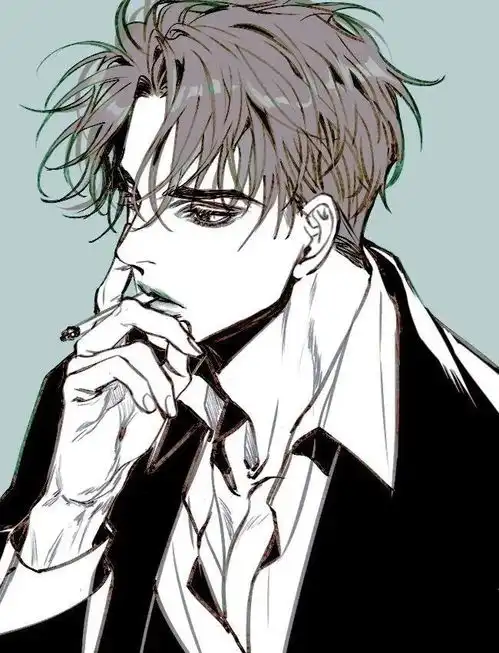  斯文败类禁欲系男生头像动漫